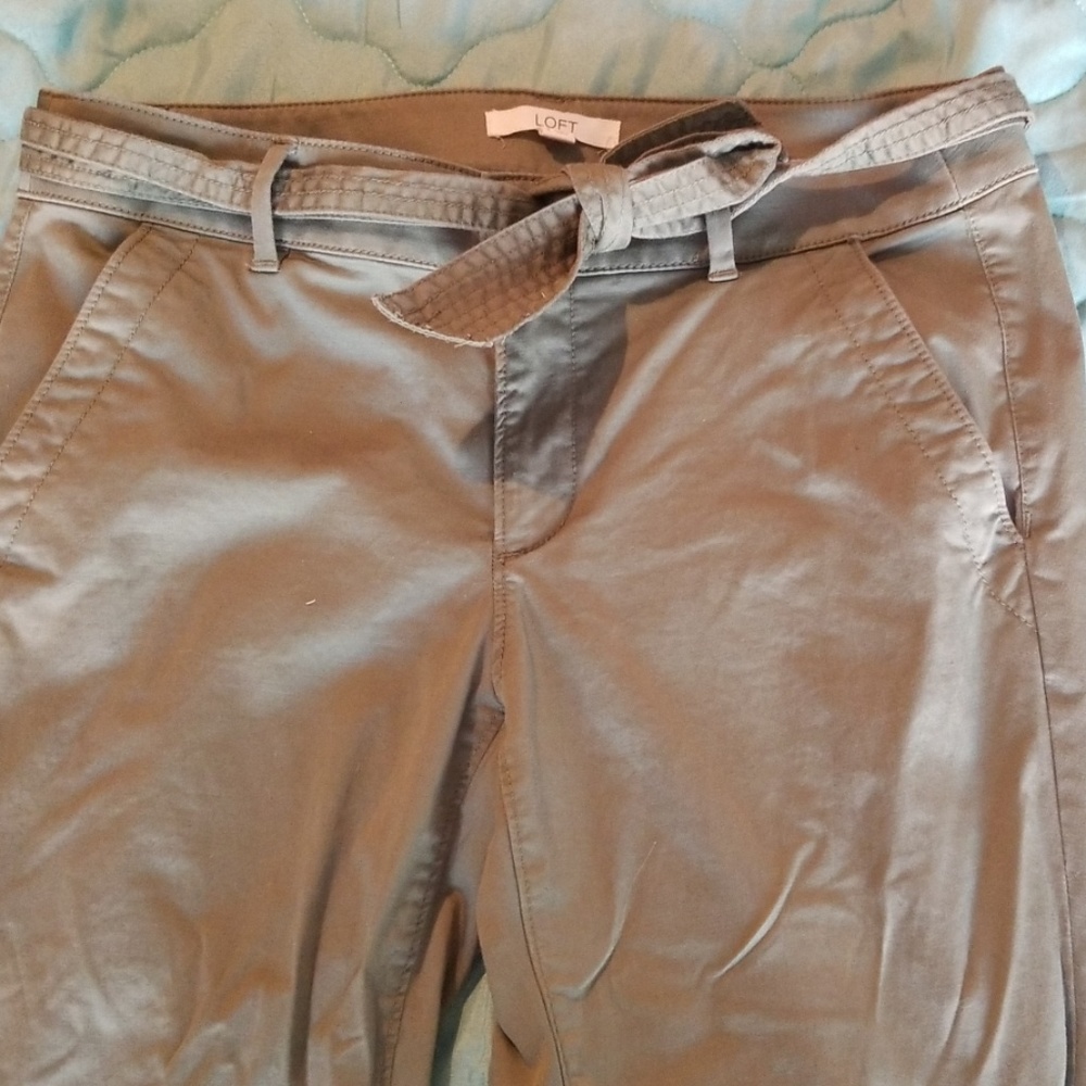 LOFT grey ankle pants